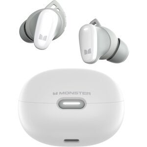 Monster N-Lite 206 Wireless Earbuds Bluetooth 5.4 in Ear Headphones White (1598)